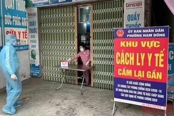 Phường Nam Đồng, thành phố Hải Dương, thực hiện cách ly, điều trị F0 tại nhà.