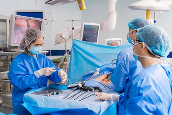 Ca phẫu thuật nội soi ung thư thực quản tại Bệnh viện đa khoa quốc tế Vinmec Times City.