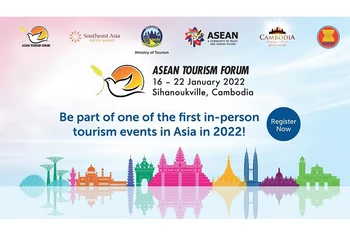 Diễn đàn Du lịch ASEAN (ATF) năm 2022 với chủ đề “Một cộng đồng vì hòa bình và tương lai chung” tại Sihanoukville, Campuchia. 