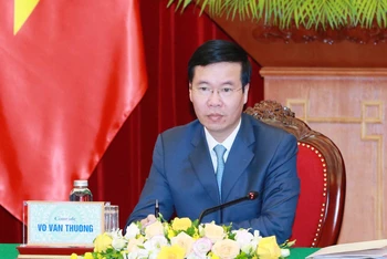 Đồng chí Võ Văn Thưởng, Ủy viên Bộ Chính trị, Thường trực Ban Bí thư. (Nguồn: TTXVN)