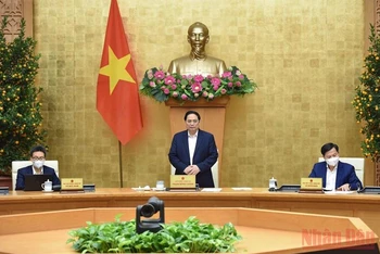 Thủ tướng Phạm Minh Chính chủ trì phiên họp Chính phủ thường kỳ tháng 1.