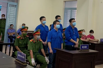 Phiên tòa xét xử Trương Châu Hữu Danh và 4 đồng phạm trong nhóm “Báo sạch” vào tháng 10/2021 tại Tòa án Nhân dân huyện Thới Lai, TP Cần Thơ.