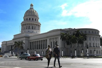 Một góc thủ đô La Habana, Cuba. Ảnh: XINHUA/TTXVN
