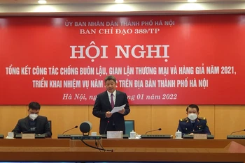 Ban Chỉ đạo 389 Hà Nội đã xử lý 25.306 vụ vi phạm về buôn lậu, gian lận thương mại trong năm 2021. (Ảnh: moit.gov.vn)