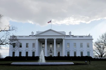 Một góc Nhà Trắng (Mỹ) chụp ngày 18/1/2021. (Nguồn: Reuters)