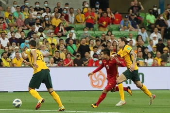 Quang Hải đang lọt vào tầm ngắm của bóng đá Australia. (Ảnh: Liên đoàn Bóng đá Việt Nam)