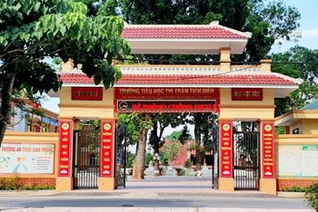 Trường tiểu học thị trấn Tiên Điền (Nghi Xuân, Hà Tĩnh), ngôi trường hạnh phúc trên quê hương Đại thi hào Nguyễn Du.