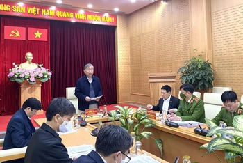 Bộ trưởng Công an Tô Lâm chủ trì phiên họp Tổ công tác của Chính phủ triển khai Đề án 06.