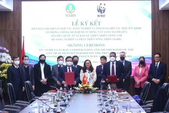 WWF ký kết hợp tác với Bộ Nông nghiệp và Phát triển nông thôn.