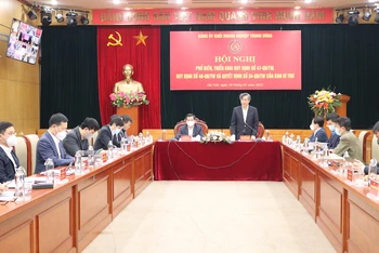 Hội nghị Đảng ủy khối Doanh nghiệp Trung ương.