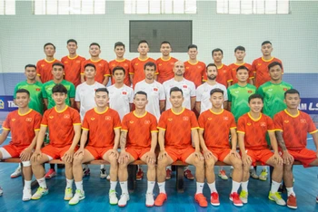 ĐT futsal Việt Nam tập trung tham dự giải Đông Nam Á và châu Á 2022. (Ảnh: VFF)