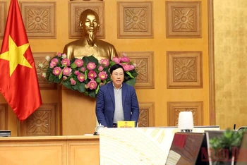 Phó Thủ tướng Phạm Bình Minh tại Hội nghị. (Ảnh: Trần Hải)