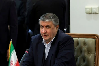 Chủ tịch Tổ chức Năng lượng nguyên tử Iran Mohammad Eslami. (Ảnh: Reuters)