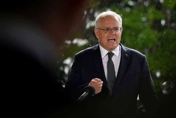 Thủ tướng Australia Scott Morrison. (Ảnh: Reuters)