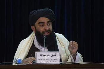 Người phát ngôn Taliban Zabihullah Mujahid. (Ảnh: TTXVN)