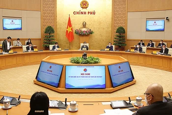 Toàn cảnh phiên làm việc của Hội nghị Ủy ban quốc gia về Thanh niên Việt Nam lần thứ nhất. 
