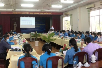 Hội thảo đối thoại về chính sách bảo hiểm xã hội với cán bộ công đoàn và người sử dụng lao động tại TP Hồ Chí Minh.