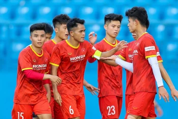 U23 Việt Nam xác định được đối thủ tại vòng 3 giải U23 Dubai Cup 2022. (Ảnh: VFF)