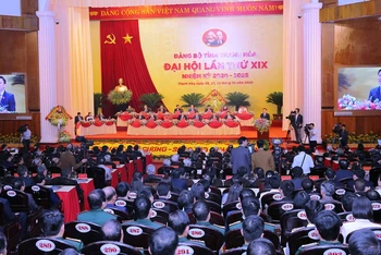 Đại hội đại biểu Đảng bộ tỉnh Thanh Hóa lần thứ 19, nhiệm kỳ 2020-2025.