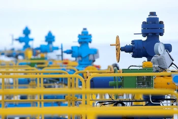 Hệ thống đường ống dẫn khí đốt của Tập đoàn Gazprom (Nga). (Ảnh: Reuters)