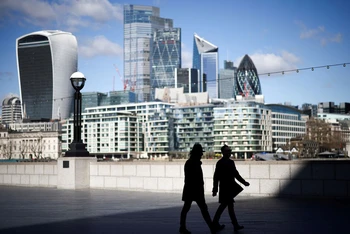 Ảnh minh họa: Khu tài chính của Thành phố London. (Nguồn: Reuters)