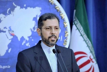 Người phát ngôn Bộ Ngoại giao Iran Saeed Khatibzadeh. (Ảnh: Tehran Times)