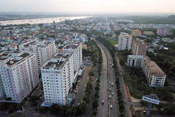 Một góc đô thị Biên Hòa, Đồng Nai. (Ảnh minh họa: Thiên Vương)