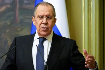 Ngoại trưởng Nga Sergei Lavrov. (Ảnh: Reuters)