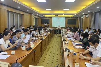 Bộ Tư pháp tổ chức họp báo thông tin công tác tư pháp quý I/2022.