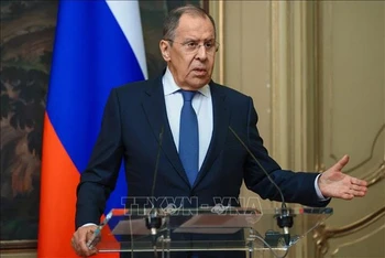 Ngoại trưởng Nga Sergei Lavrov. (Ảnh: AFP/TTXVN)