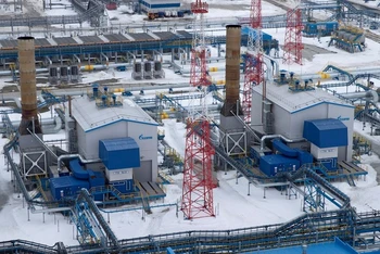 Một cơ sở xử lý khí đốt của Tập đoàn Gazprom (Nga) tại mỏ khí đốt Bovanenkovo trên bán đảo Yamal, Nga. (Ảnh: Reuters)
