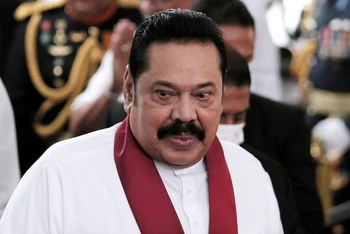 Thủ tướng Sri Lanka Mahinda Rajapaksa. (Ảnh: Reuters)