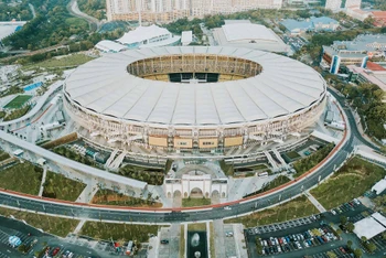 Sân vận động quốc gia Bukit Jalil của Malaysia. (Ảnh: Sportsmatik)
