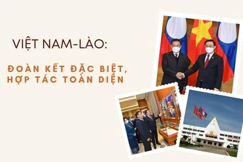 Việt Nam-Lào: đoàn kết đặc biệt, hợp tác toàn diện
