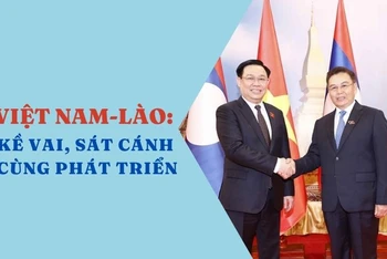 Việt Nam-Lào: Kề vai, sát cánh cùng phát triển