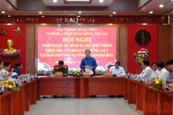 Đồng chí Nguyễn Trọng Nghĩa phát biểu kết luận buổi làm việc.