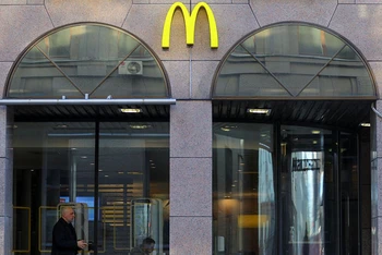 Một cửa hàng McDonald's tại Moscow, Nga, ngày 9/3. (Ảnh: Reuters)
