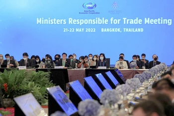 Hội nghị Bộ trưởng Thương mại APEC lần thứ 28. (Ảnh REUTERS)