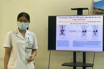 Bác sĩ Phạm Cẩm Phương, Giám đốc Trung tâm Y học hạt nhân và Ung bướu, Bệnh viện Bạch Mai chia sẻ thông tin về phương pháp điều trị ung thư. 