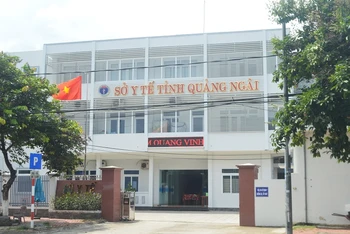 Trụ sở Sở Y tế tỉnh Quảng Ngãi. 