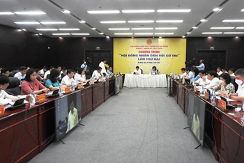 Chương trình “Hội đồng nhân dân thành phố Đà Nẵng với cử tri” lần thứ hai.