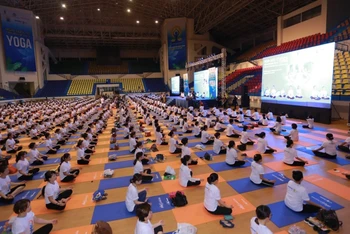 Hơn 1.500 người tham gia “Lễ hội Yoga quốc tế - Đà Nẵng 2022”. (Ảnh minh họa)