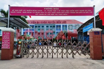 Bệnh viện huyện Bến Lức (tỉnh Long An), nơi tiếp nhận cháu bé tử vong nghi do bị bạo hành.