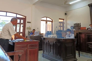 Bị cáo Ngô Anh Tuấn tại phiên xét xử.
