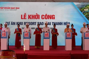 Khởi công dự án resort Sao Mai Thanh Hóa.