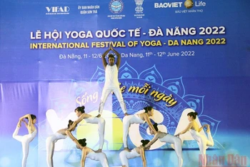 Khai mạc “Lễ hội Yoga quốc tế - Đà Nẵng 2022” tối 11/6.