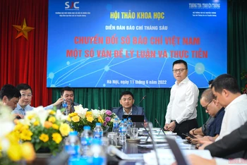 Hình ảnh tại Hội thảo khoa học chuyển đổi số báo chí Việt Nam