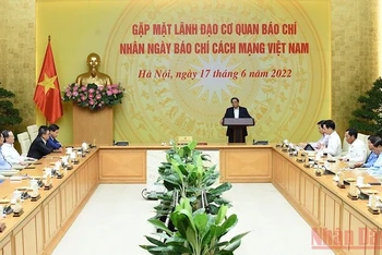 Thủ tướng Phạm Minh Chính chúc mừng các cơ quan báo chí