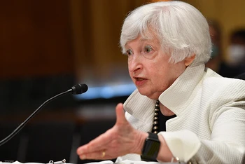 Bộ trưởng Tài chính Mỹ Janet Yellen. (Ảnh: AFP/TTXVN)