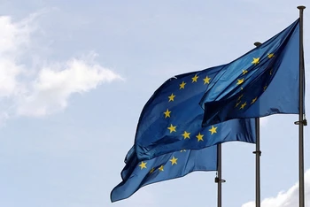 Cờ của Liên minh châu Âu. (Ảnh: Reuters)